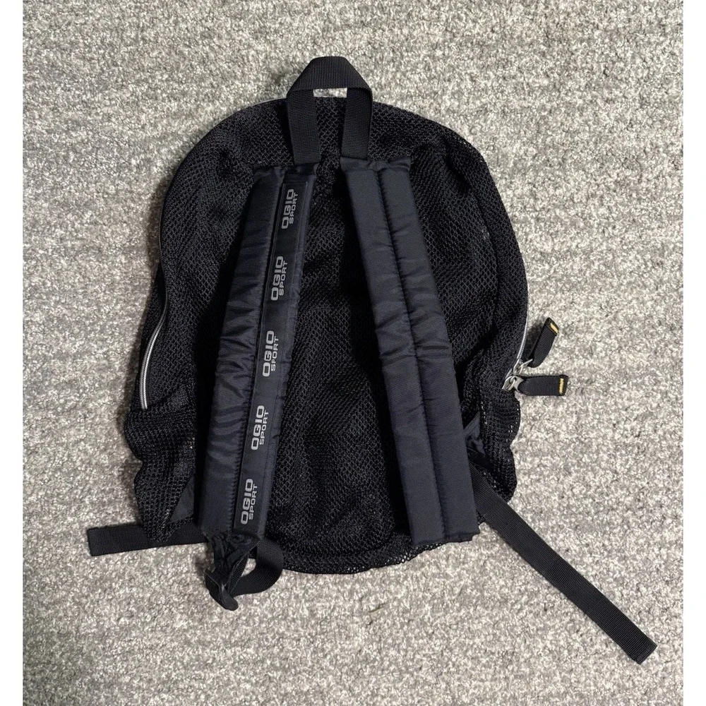 OGIO Airhead Mesh Backpack Black Lightweight Sport Pack Gym Travel Bag EUC